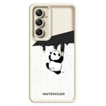 Samsung Galaxy A36 5G mobilskal TPU Gummerat Antihalk Vitkalkning Panda Mönster Baksida