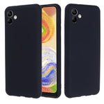 For Samsung Galaxy A04e 4G / F04 4G / M04 4G Soft Silicone Phone Case Anti-scratch Protective Back Cover with Strap