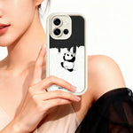 For OnePlus Nord 6 5G Phone Case TPU Rubberized Anti-Slip Whitewasher Panda Pattern Back Cover
