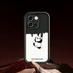 For OnePlus Nord 6 5G Phone Case TPU Rubberized Anti-Slip Whitewasher Panda Pattern Back Cover