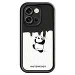 For OnePlus Nord 6 5G Phone Case TPU Rubberized Anti-Slip Whitewasher Panda Pattern Back Cover