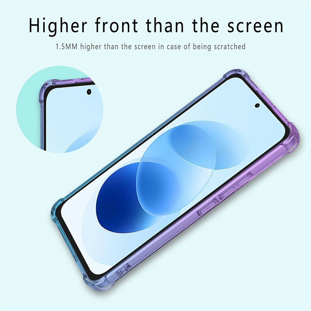 Fodral för Xiaomi Redmi Note 17 5G (Global) / 17 4G (Global) / 17 (Indien/Kina) 5G Gradient Color TPU Anti-Drop Phone Cover