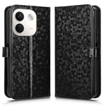 For Xiaomi Redmi Note 17 Pro Max 5G  /  17 Pro+ 5G Wallet Case Dot Pattern Imprint PU Leather Phone Cover with Wrist Strap