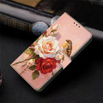 Läderfodral för Samsung Galaxy S26 Ultra med mönstertryck, plånboksfodral med fällbart stativ