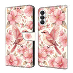 Läderfodral för Samsung Galaxy S26 FE med mönstertryck, plånboksfodral med fällbart stativ