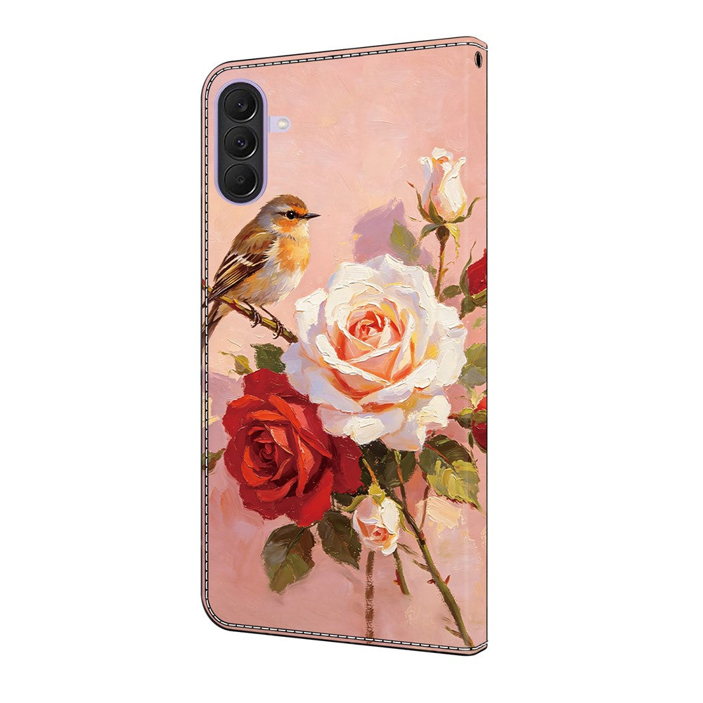 Samsung Galaxy A27 5G Läderfodral Mönster Tryck Plånbok Flip Stativ mobilfodral