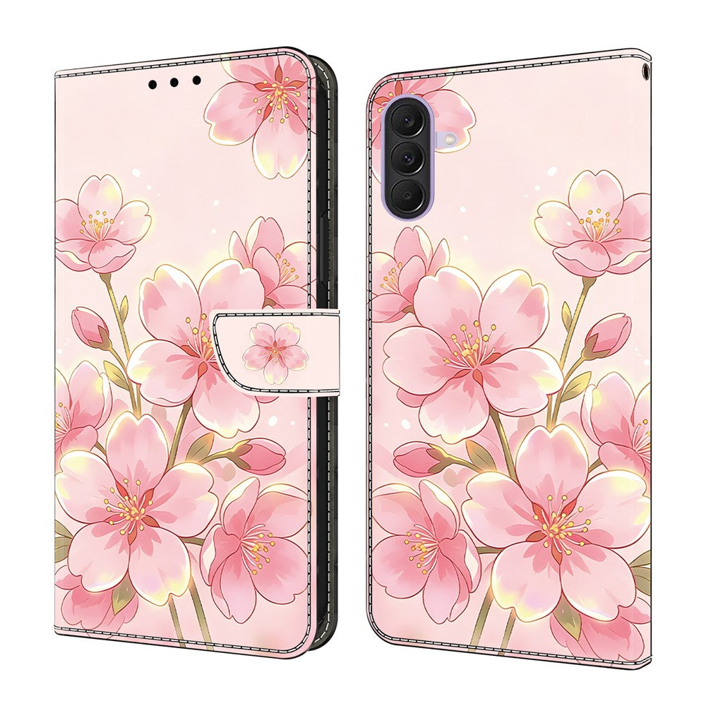 Samsung Galaxy A27 5G Läderfodral Mönster Tryck Plånbok Flip Stativ mobilfodral