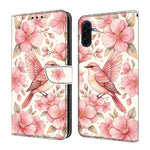 Läderfodral till Samsung Galaxy A18 5G / A18 4G / A17 5G / A17 4G Mönstertryck Plånbok med fällbart stativ mobilskal