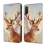 Samsung Galaxy A36 5G Läderfodral Mönster Tryck Plånbok Flip Stativ mobilfodral