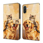 Samsung Galaxy A36 5G Läderfodral Mönster Tryck Plånbok Flip Stativ mobilfodral