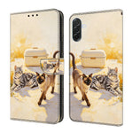 Samsung Galaxy A36 5G Läderfodral Mönster Tryck Plånbok Flip Stativ mobilfodral