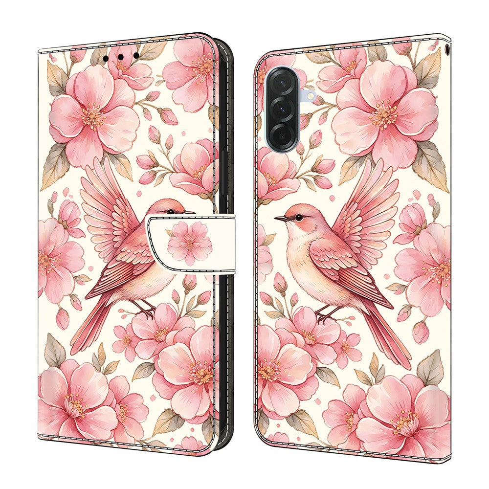 Samsung Galaxy A36 5G Läderfodral Mönster Tryck Plånbok Flip Stativ mobilfodral