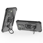 For Xiaomi Redmi Note 17 Pro Max 5G Case Rotatable Ring Kickstand PC + TPU Shockproof Phone Cover