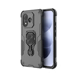 WANLONFENG för Xiaomi Redmi Note 17 5G (Global) / Xiaomi Redmi Note 17 (Indien/Kina) 5G / Xiaomi Redmi Note 17 4G (Global) mobilskal PC TPU Bakstycke Stativ med Härdat Glas