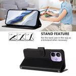 For Xiaomi Redmi Note 17 Pro 5G Leather Case Wallet Stand Phone Cover with Wrist Strap