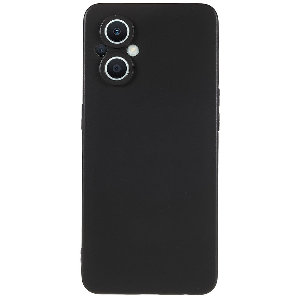 For Oppo Reno8 Lite 5G Phone Cover Glossy Flexible TPU Case Anti-scratch Drop Protection Shell