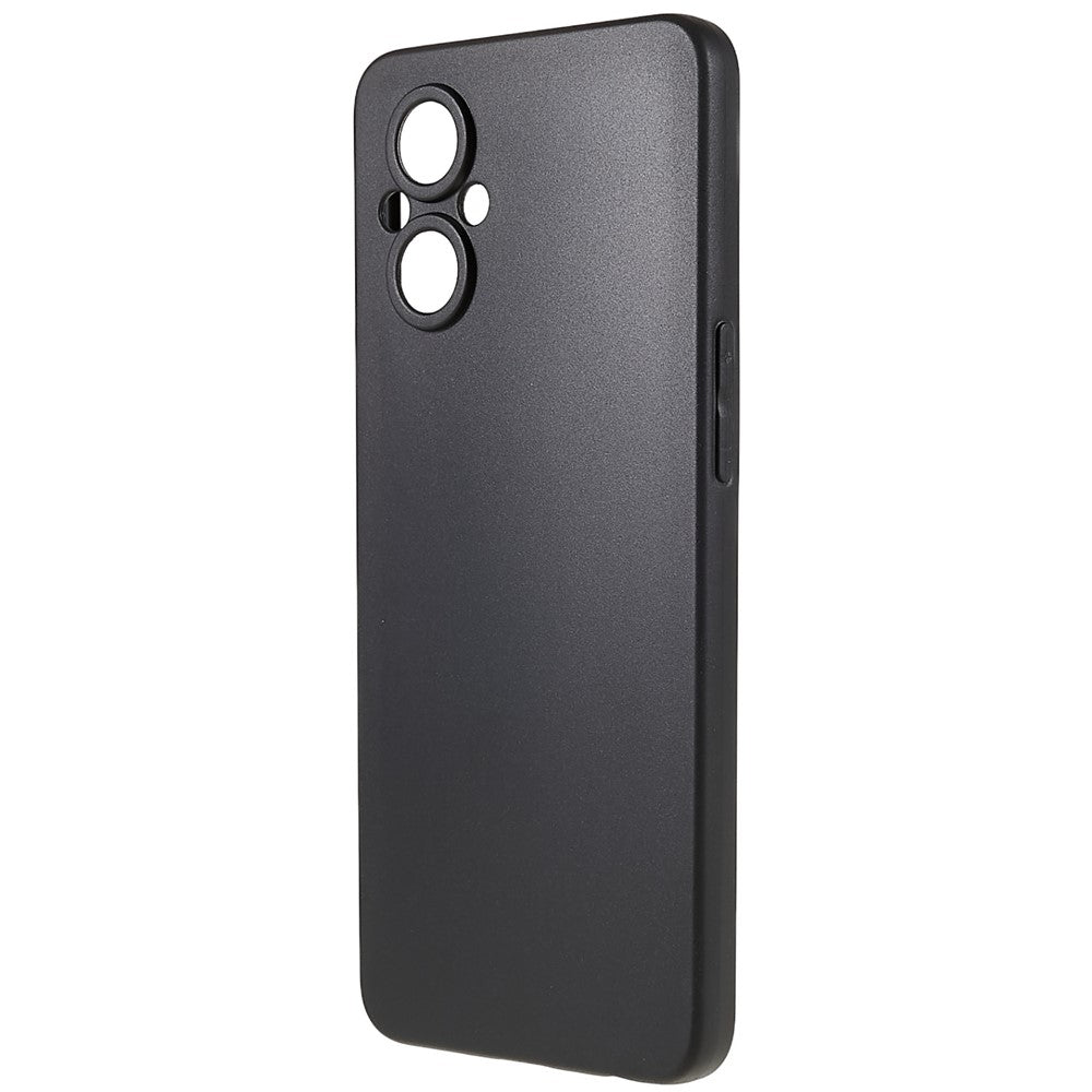For Oppo Reno8 Lite 5G Phone Cover Glossy Flexible TPU Case Anti-scratch Drop Protection Shell