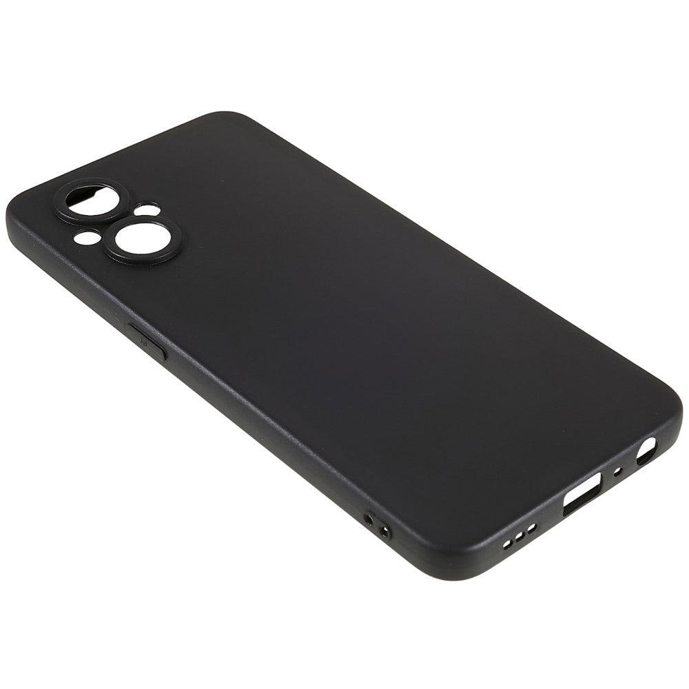 For Oppo Reno8 Lite 5G Phone Cover Glossy Flexible TPU Case Anti-scratch Drop Protection Shell