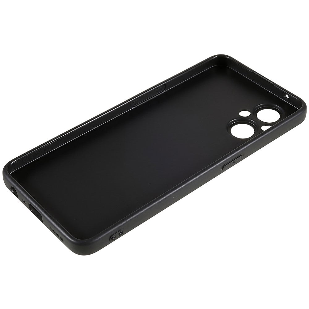 For Oppo Reno8 Lite 5G Phone Cover Glossy Flexible TPU Case Anti-scratch Drop Protection Shell
