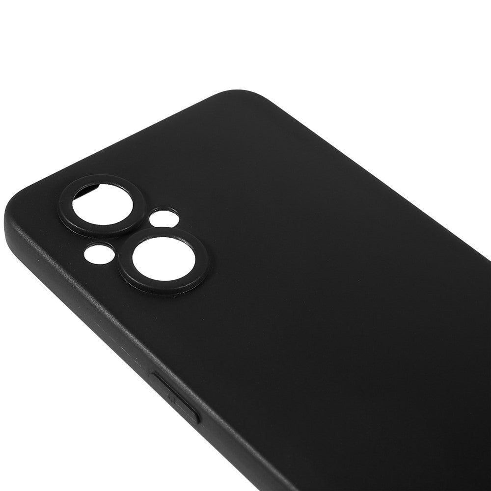 For Oppo Reno8 Lite 5G Phone Cover Glossy Flexible TPU Case Anti-scratch Drop Protection Shell