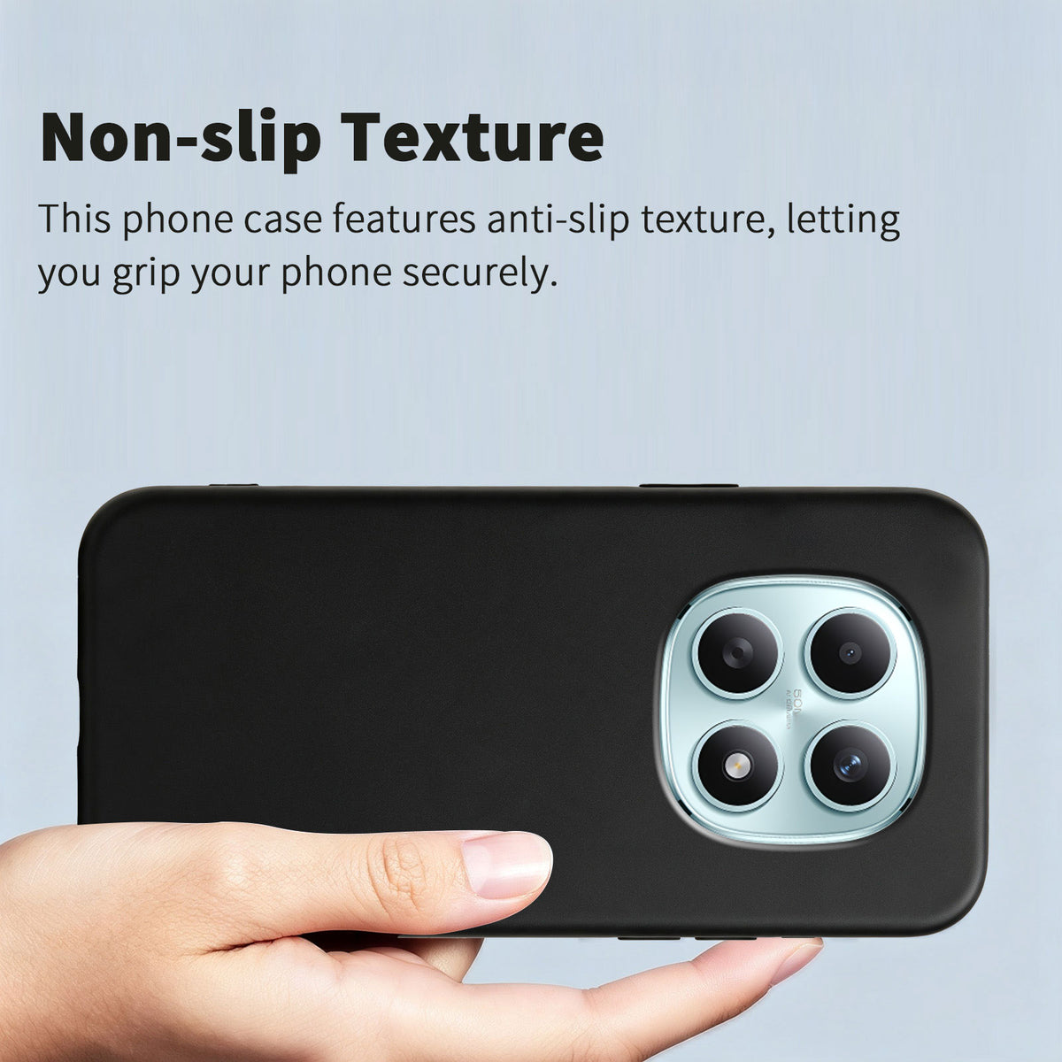 Xiaomi Poco M8 5G / Xiaomi Redmi Note 15 4G (Global) / Xiaomi Redmi Note 15 5G (Global) mobilskal, blød TPU, faldsikring og skridsikker tekstur