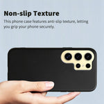 For Samsung Galaxy S24 Ultra Case Soft TPU Anti-Drop Non-Slip Texture Phone Cover