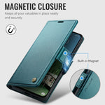 CASEME for Xiaomi Redmi Note 17 5G (Global) / Xiaomi Redmi Note 17 4G (Global) Case  023 Series RFID Blocking Wallet Stand Glossy Litchi Texture Leather Phone Cover