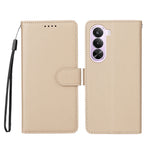 OnePlus Nord CE6 Lite 5G / Realme P4x 5G-skal RFID-blockerande 3 kortplatser PU-lädermobilskal med handledsrem