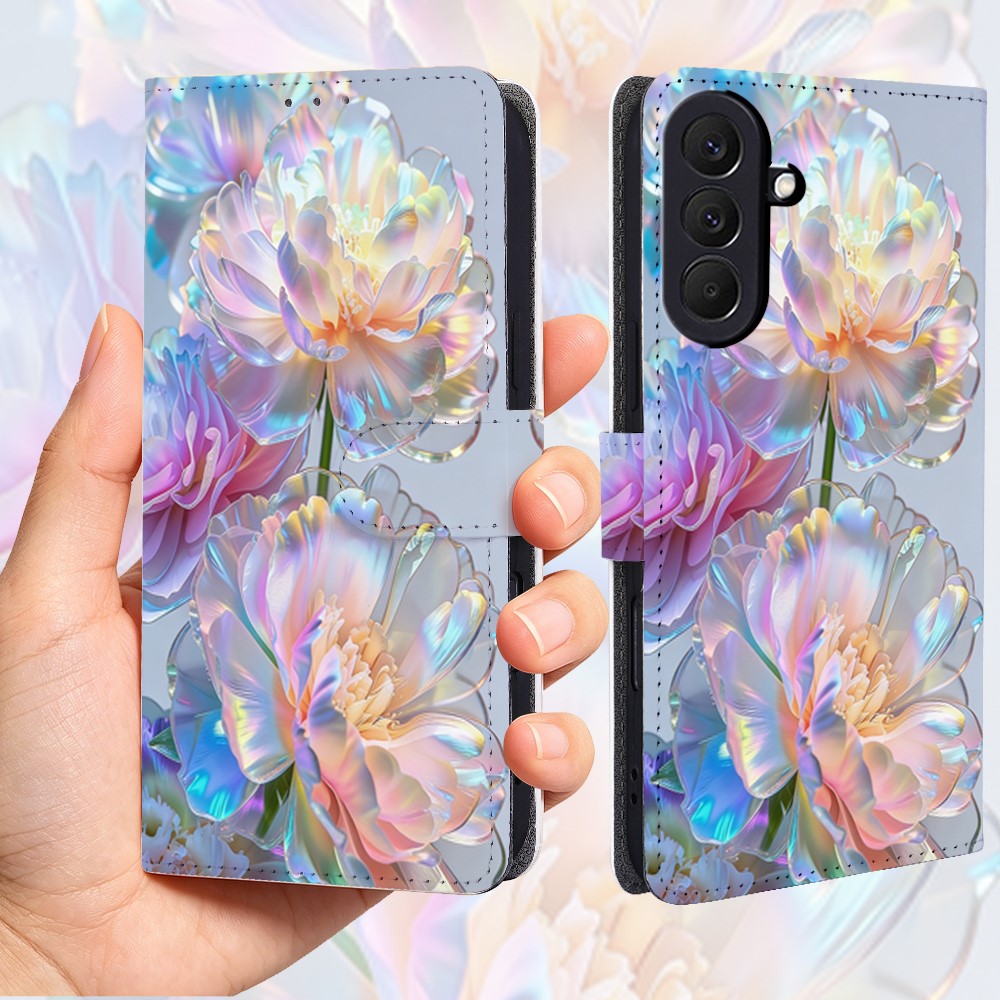 Samsung Galaxy S26 FE / S25 FE Fodral Mönster Tryckt PU Läder Plånboksfodral med Flip-Folde
