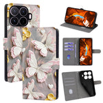 For Xiaomi 17T Case Pattern Printed PU Leather Wallet Flip Phone Cover