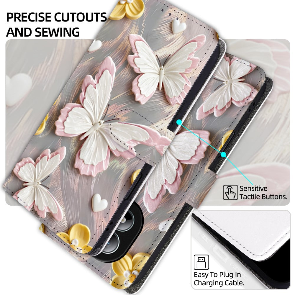 For Xiaomi Redmi Note 15 Pro+ 5G (Global) / Poco M8 Pro 5G Case Pattern Printed PU Leather Wallet Flip Phone Cover