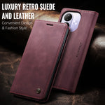 CASEME 013-serien PU-lædermobil-etui med stativ, pung-etui til Xiaomi Redmi Note 17 4G (Global) / Xiaomi Redmi Note 17 (Indien/Kina) 5G / Xiaomi Redmi Note 17 5G (Global)