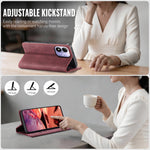 CASEME 013-serien PU-lædermobil-etui med stativ, pung-etui til Xiaomi Redmi Note 17 4G (Global) / Xiaomi Redmi Note 17 (Indien/Kina) 5G / Xiaomi Redmi Note 17 5G (Global)