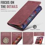 CASEME 013-serien PU-lædermobil-etui med stativ, pung-etui til Xiaomi Redmi Note 17 4G (Global) / Xiaomi Redmi Note 17 (Indien/Kina) 5G / Xiaomi Redmi Note 17 5G (Global)