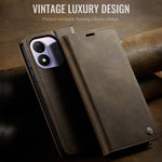 CASEME for Xiaomi Redmi Note 17 5G (Global) / Xiaomi Redmi Note 17 4G (Global) Case  033 Series RFID Blocking Wallet Stand Calf Texture Leather Phone Cover