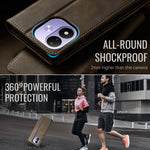 CASEME for Xiaomi Redmi Note 17 5G (Global) / Xiaomi Redmi Note 17 4G (Global) Case  033 Series RFID Blocking Wallet Stand Calf Texture Leather Phone Cover