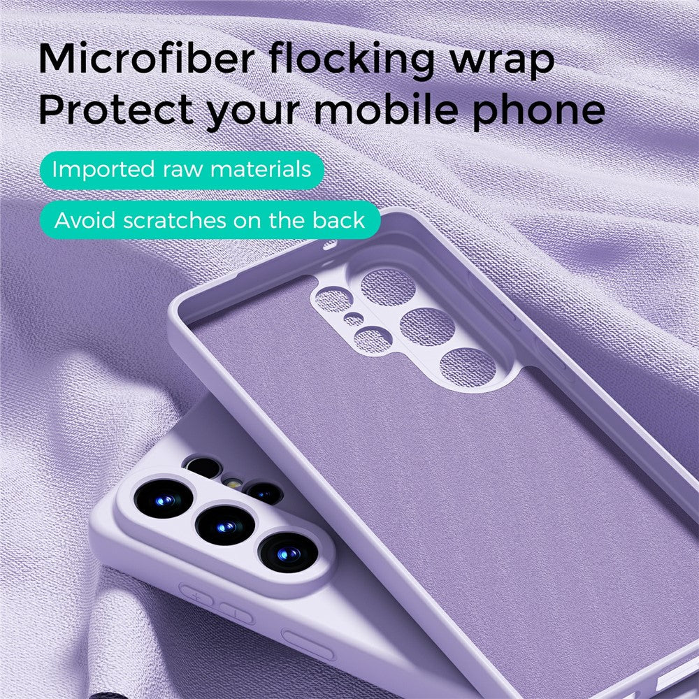ABEEL För Samsung Galaxy S26 FE Magnetiskt Skal Skin Touch Flytande Silikon mobil Baksida