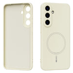 ABEEL För Samsung Galaxy S26 FE Magnetiskt Skal Skin Touch Flytande Silikon mobil Baksida