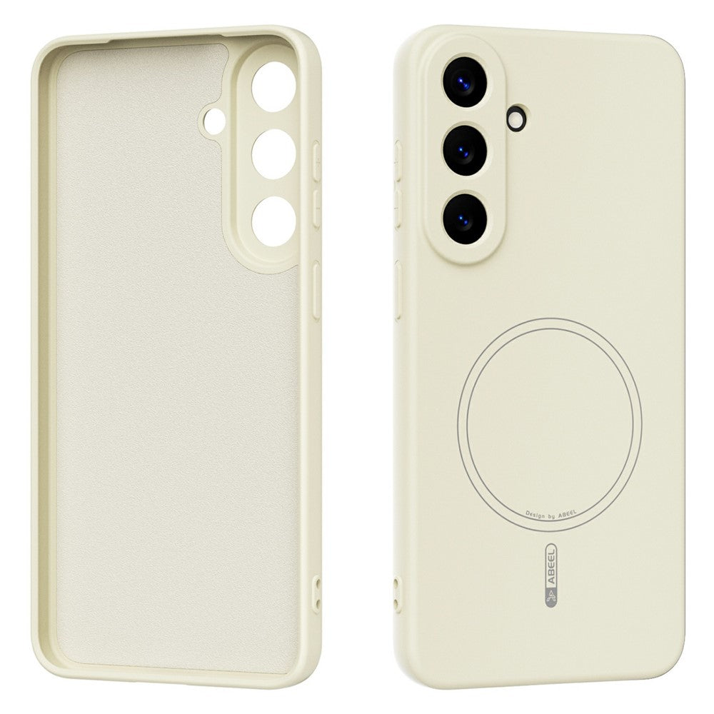 ABEEL För Samsung Galaxy S26 FE Magnetiskt Skal Skin Touch Flytande Silikon mobil Baksida