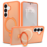Samsung Galaxy S26+ Skal Magnetiskt Stöd PC + TPU Matt Finish Stötsäkert mobilskydd