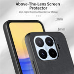 For Xiaomi 17T Case with Tempered Glass Screen Protector Card Holder Retro PU Leather Phone Back Cover