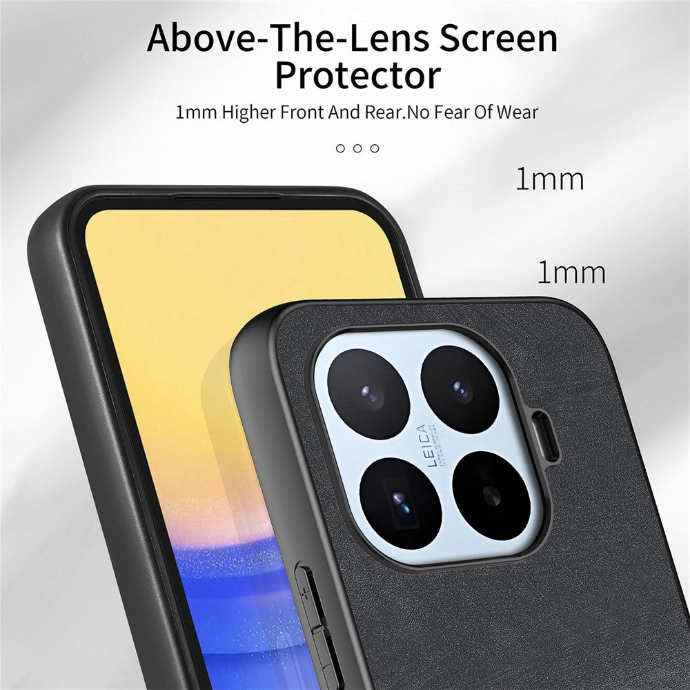 For Xiaomi 17T Case with Tempered Glass Screen Protector Card Holder Retro PU Leather Phone Back Cover