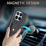 For Xiaomi 17T Case with Tempered Glass Screen Protector Card Holder Retro PU Leather Phone Back Cover