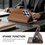 For Xiaomi 17T Case Split Leather Wallet RFID Blocking Phone Cover with Tempered Glass Screen Protector