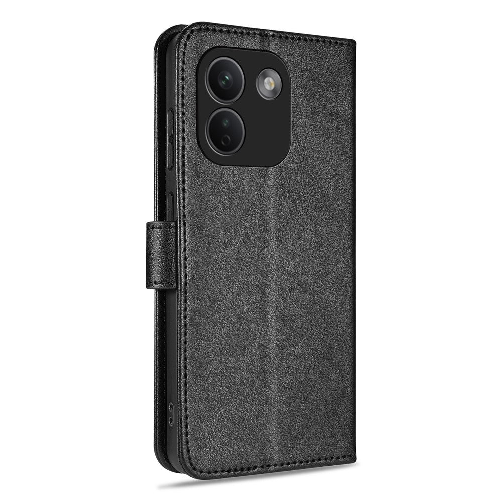 AZNS För Xiaomi Redmi Note 17 Pro Max 5G Skal Reptåligt PU-läder Stativ Plånboksfodral