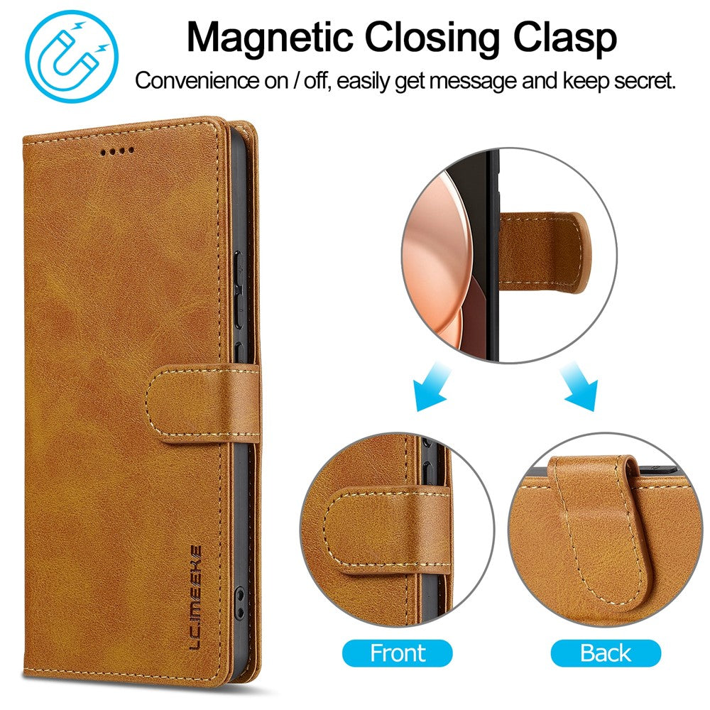 LC.IMEEKE for Xiaomi Redmi Note 17 Pro 5G Case Wallet Calf Texture Leather Phone Cover