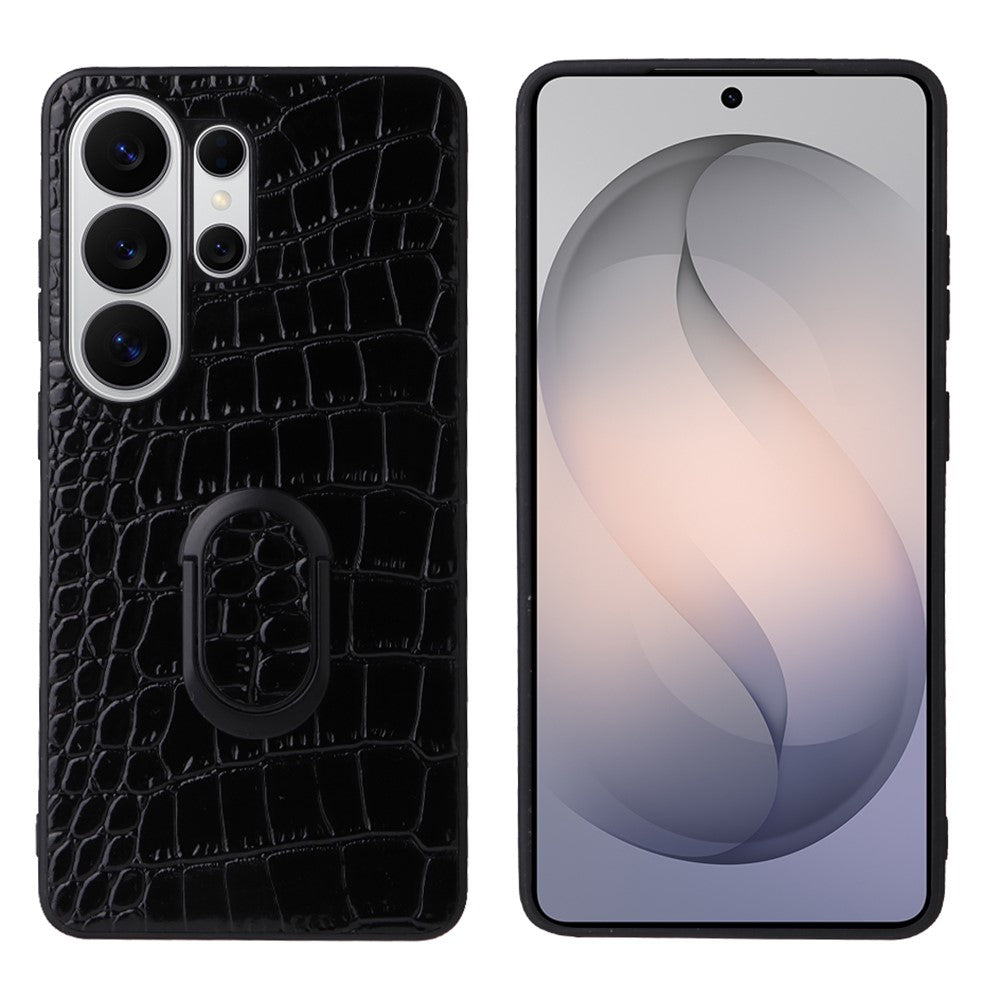 Samsung Galaxy S26 Ultra Skal Stativ Läder+TPU+PC mobil Baksida