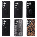 Samsung Galaxy S26 Ultra Skal Stativ Läder+TPU+PC mobil Baksida