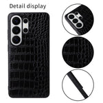 Samsung Galaxy S26 Ultra-skal i PU-läder + TPU + PC-baksida