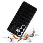 Samsung Galaxy S26 Ultra-skal i PU-läder + TPU + PC-baksida